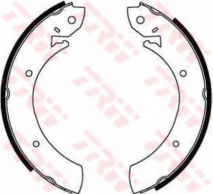 Комплект тормозных колодок TRW