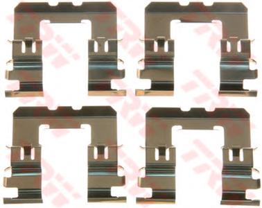 Комплектующие, колодки дискового тормоза TRW PFK568