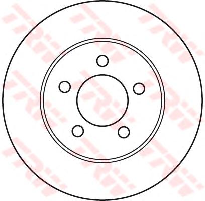 Тормозной диск TRW