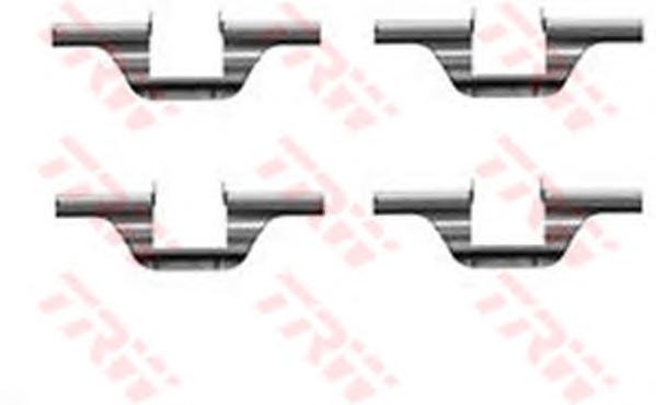 Комплектующие, колодки дискового тормоза TRW