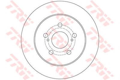 Тормозной диск TRW DF6145