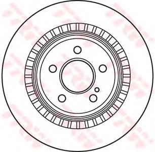 Тормозной диск TRW