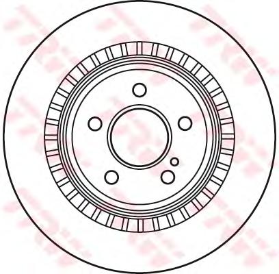 Тормозной диск TRW