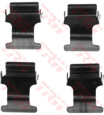 Комплектующие, колодки дискового тормоза TRW