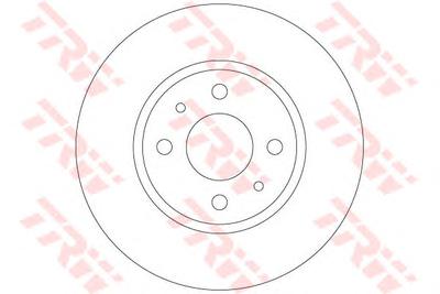 Тормозной диск TRW DF6231