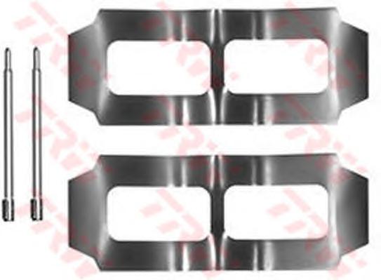 Комплектующие, колодки дискового тормоза TRW