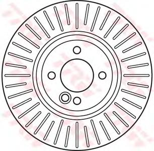 Тормозной диск TRW
