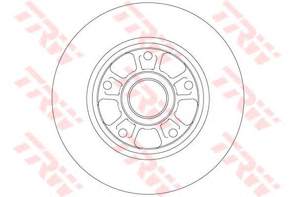 Тормозной диск TRW