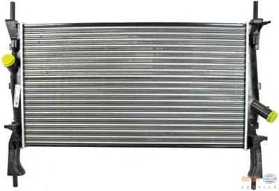 Радиатор, охлаждение двигателя HELLA