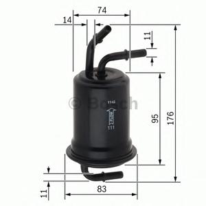 Топливный фильтр BOSCH F 026 403 012