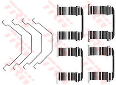 Комплектующие, колодки дискового тормоза TRW PFK331