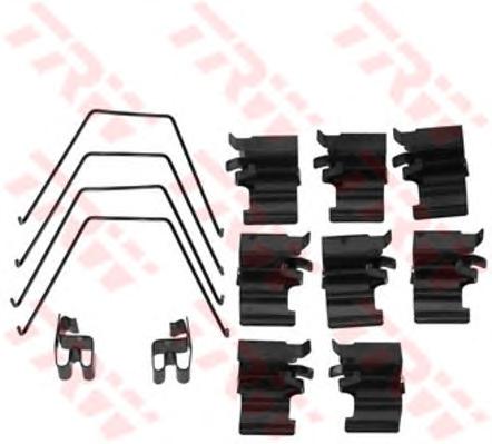Комплектующие, колодки дискового тормоза TRW