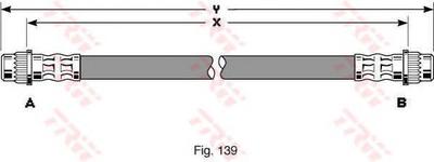 Тормозной шланг TRW PHA311