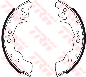 Комплект тормозных колодок TRW