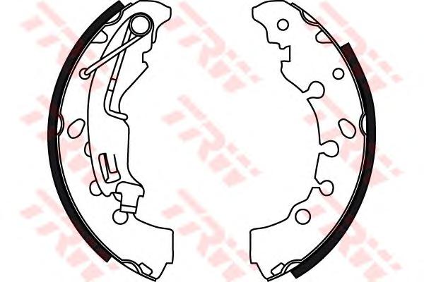 Комплект тормозных колодок TRW