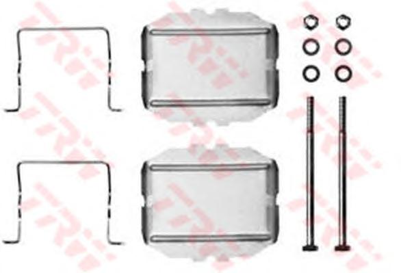 Комплектующие, колодки дискового тормоза TRW