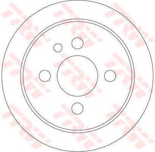 Тормозной диск TRW