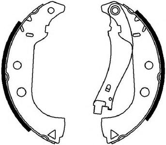 Комплект тормозных колодок FERODO FSB675