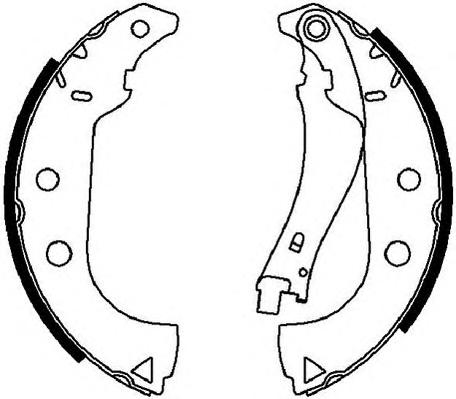 Комплект тормозных колодок FERODO