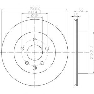 Тормозной диск TEXTAR 98200 1440 0 1