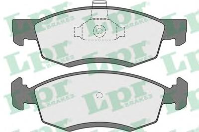Комплект тормозных колодок, дисковый тормоз LPR 05P1654