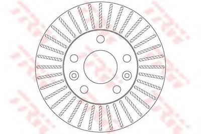 Тормозной диск TRW DF6200