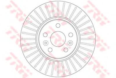 Тормозной диск TRW DF6449