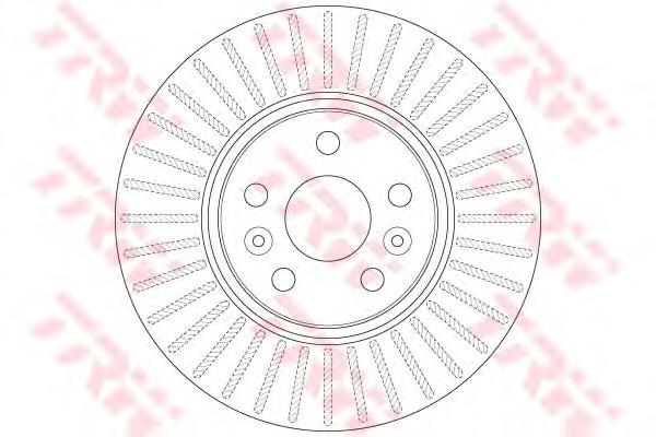 Тормозной диск TRW