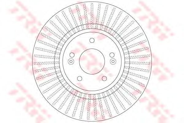 Тормозной диск TRW