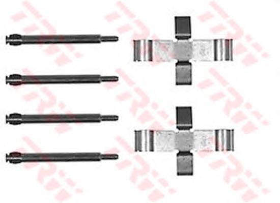 Комплектующие, колодки дискового тормоза TRW