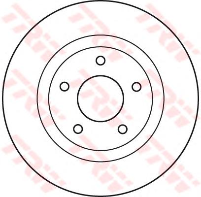 Тормозной диск TRW