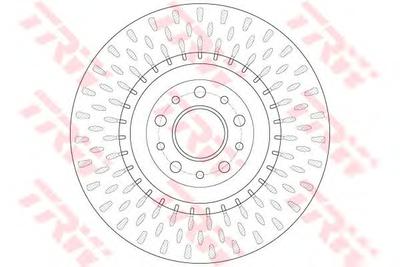 Тормозной диск TRW DF6424