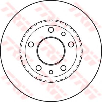 Тормозной диск TRW