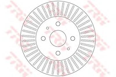Тормозной диск TRW DF6407
