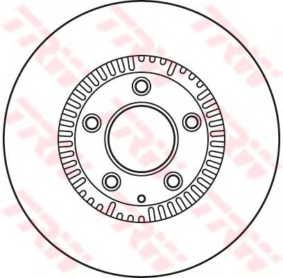 Тормозной диск TRW