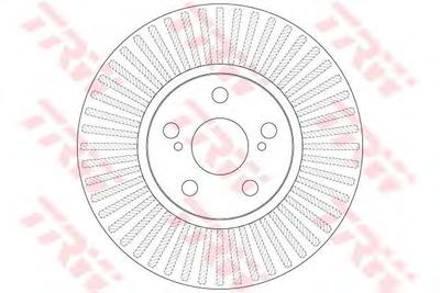 Тормозной диск TRW DF6234