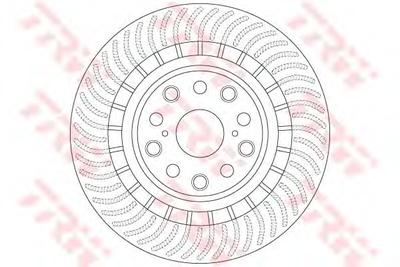 Тормозной диск TRW DF6039S