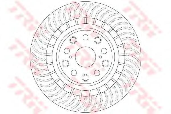 Тормозной диск TRW