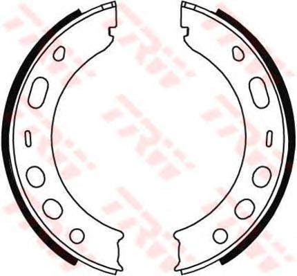 Комплект тормозных колодок, стояночная тормозная система TRW
