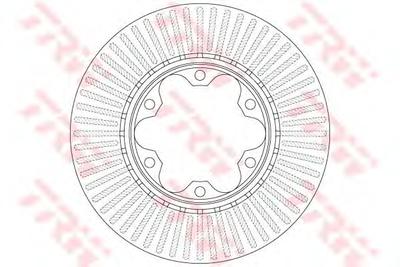 Тормозной диск TRW DF6481