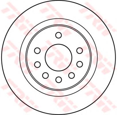 Тормозной диск TRW