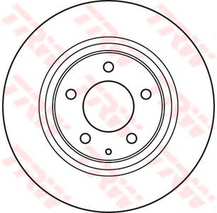 Тормозной диск TRW