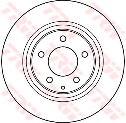 Тормозной диск TRW