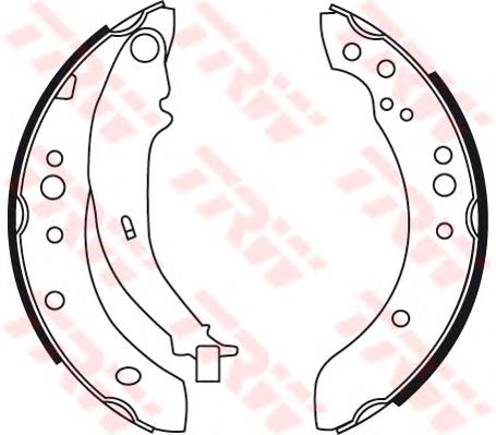 Комплект тормозных колодок TRW