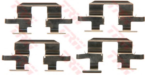 Комплектующие, колодки дискового тормоза TRW