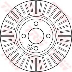 Тормозной диск TRW