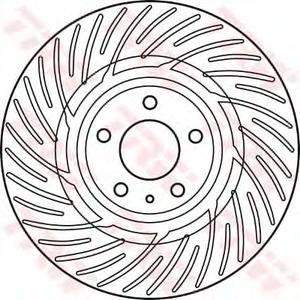 Тормозной диск TRW