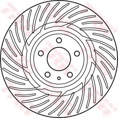 Тормозной диск TRW