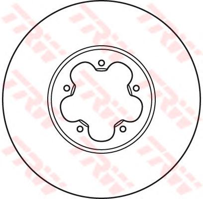 Тормозной диск TRW
