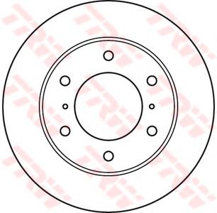 Тормозной диск TRW